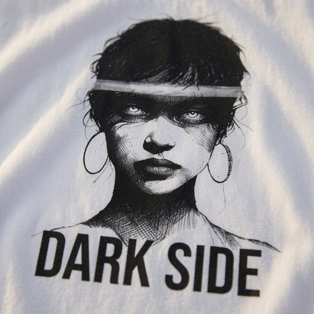 Dark Side Graphic Unisex T-Shirt - Cool Casual Wear, Perfect for Gifting, Music Lovers, or Special Occasions
