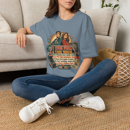 Vintage Road Trip T-Shirt — "I Come From A Time When" Retro Couple Graphic
