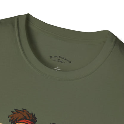 Retro Arcade Era T-Shirt — Pixel RPG Game Tribute
