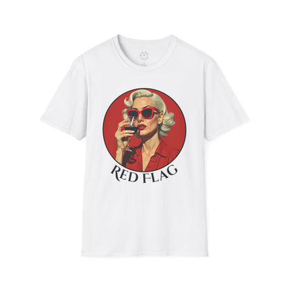 Vintage Red Flag T-Shirt for Fun-Loving Souls.twisted