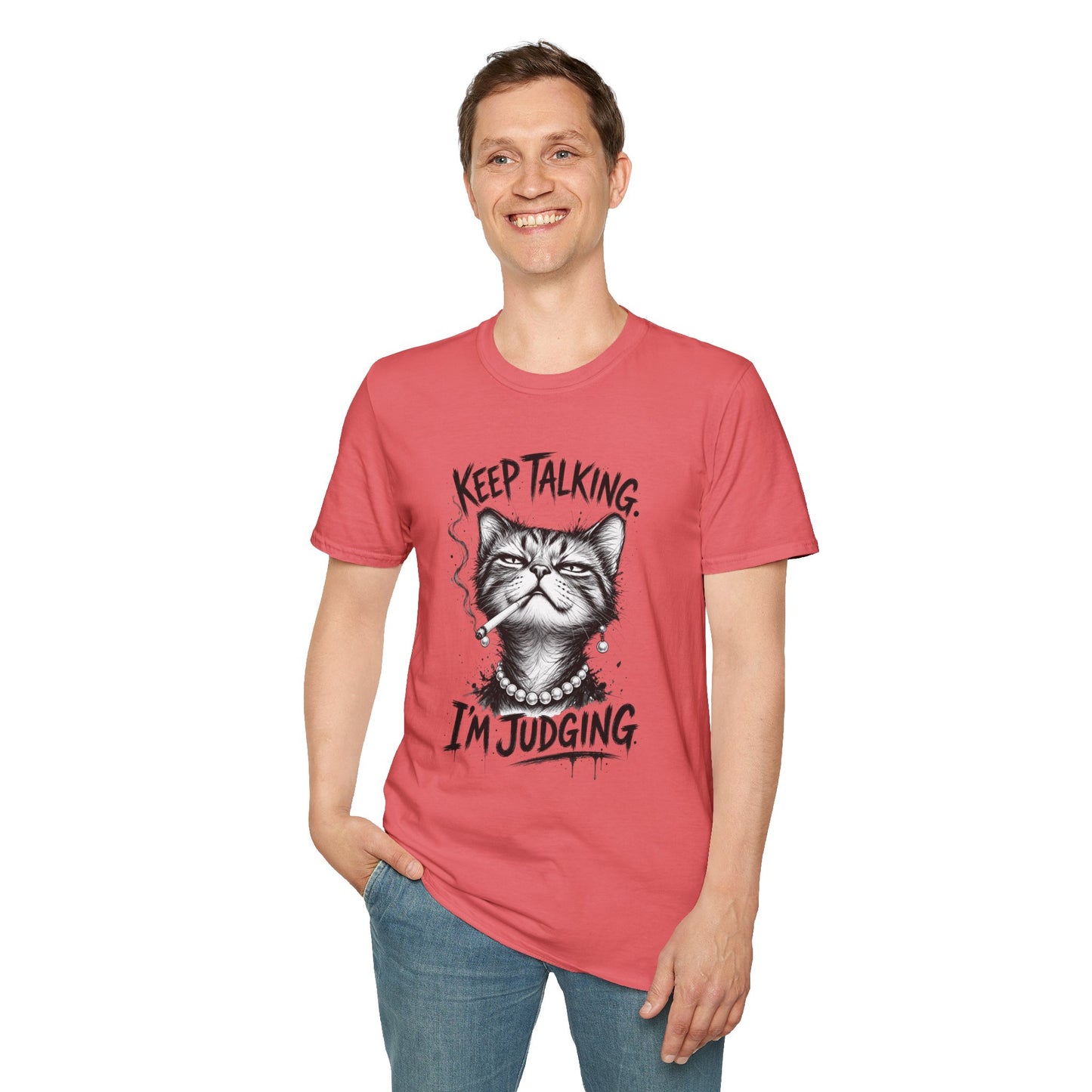 Keep Talking, I'm Judging Cat T-Shirt