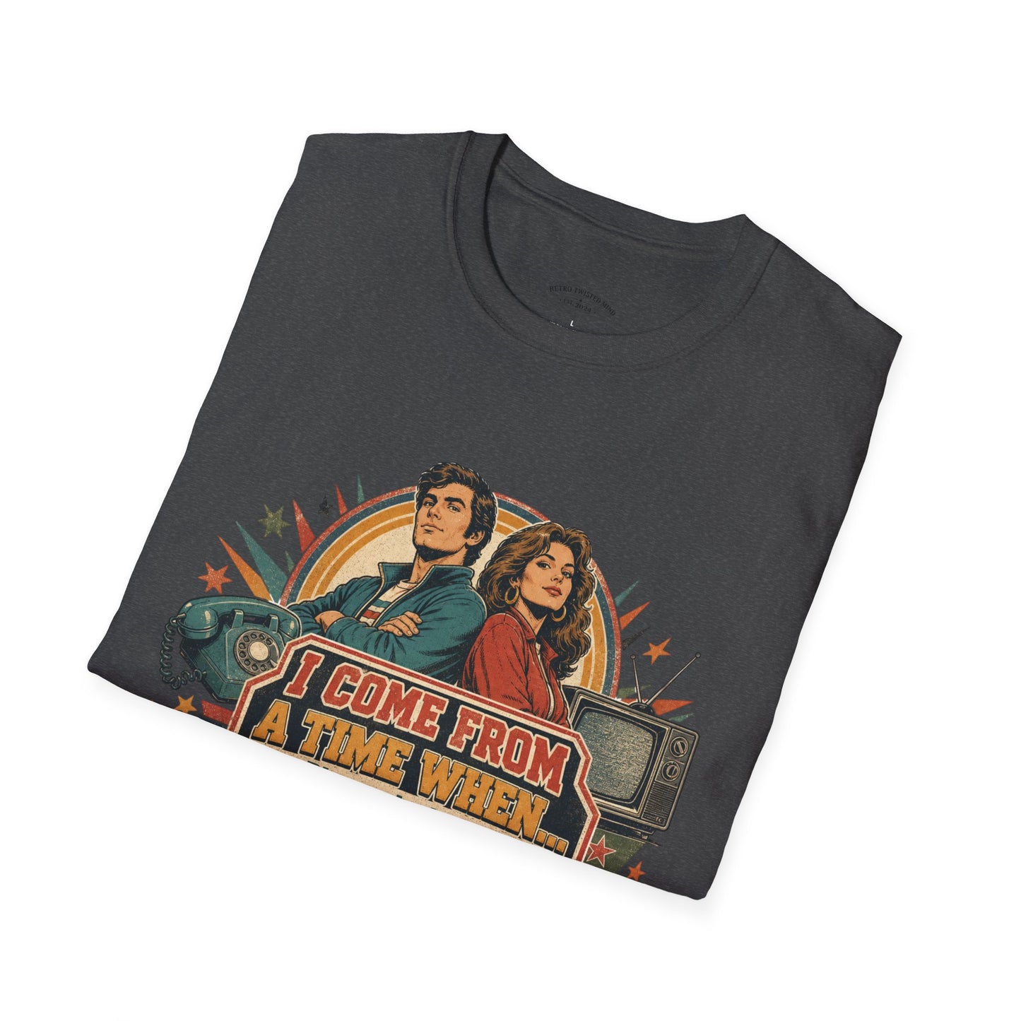Vintage Road Trip T-Shirt — "I Come From A Time When" Retro Couple Graphic