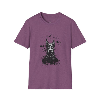 Doberman Ink Splatter T-Shirt