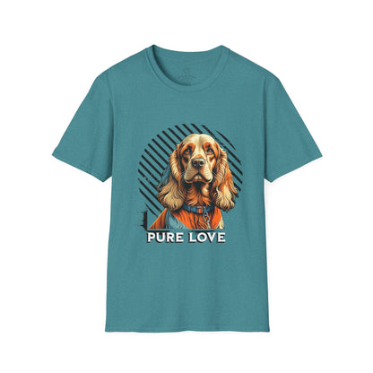 Pure Love Unisex Softstyle T-Shirt - Dog Lover Gift