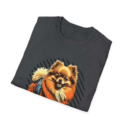 Unisex Softstyle T-Shirt - 'Pure Love' Pomeranian Print