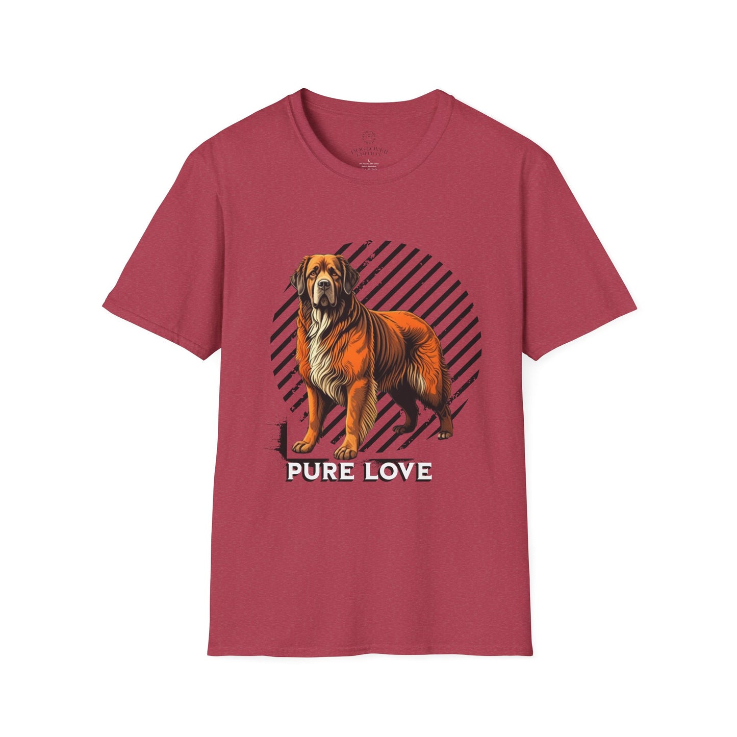 Pure Love Dog Unisex Softstyle T-Shirt - Perfect Gift for Pet Lovers