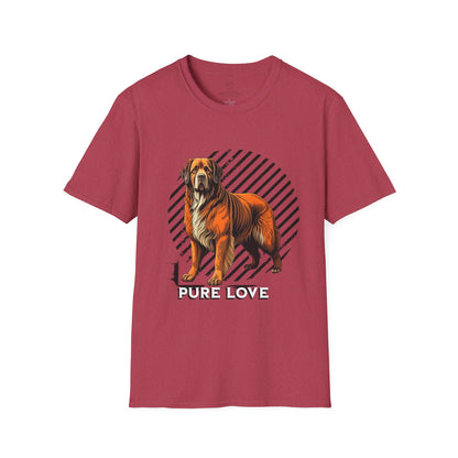 Pure Love Dog Unisex Softstyle T-Shirt - Perfect Gift for Pet Lovers