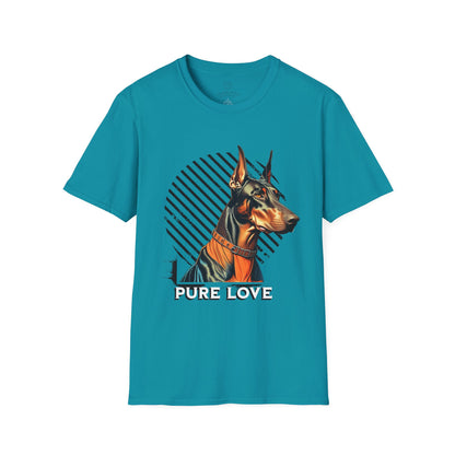 Pure Love Doberman T-Shirt - Perfect for Dog Lovers