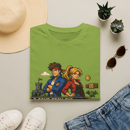 Retro Arcade Era T-Shirt — Pixel RPG Game Tribute