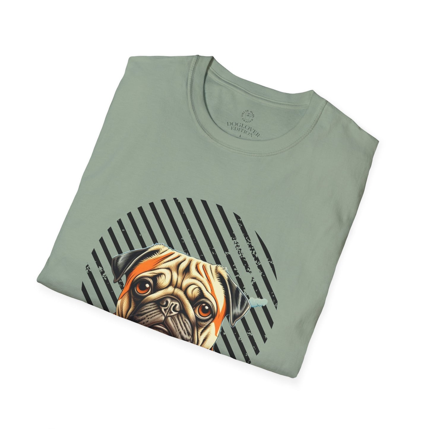 Pure Love Pug T-Shirt - Unisex Softstyle Tee