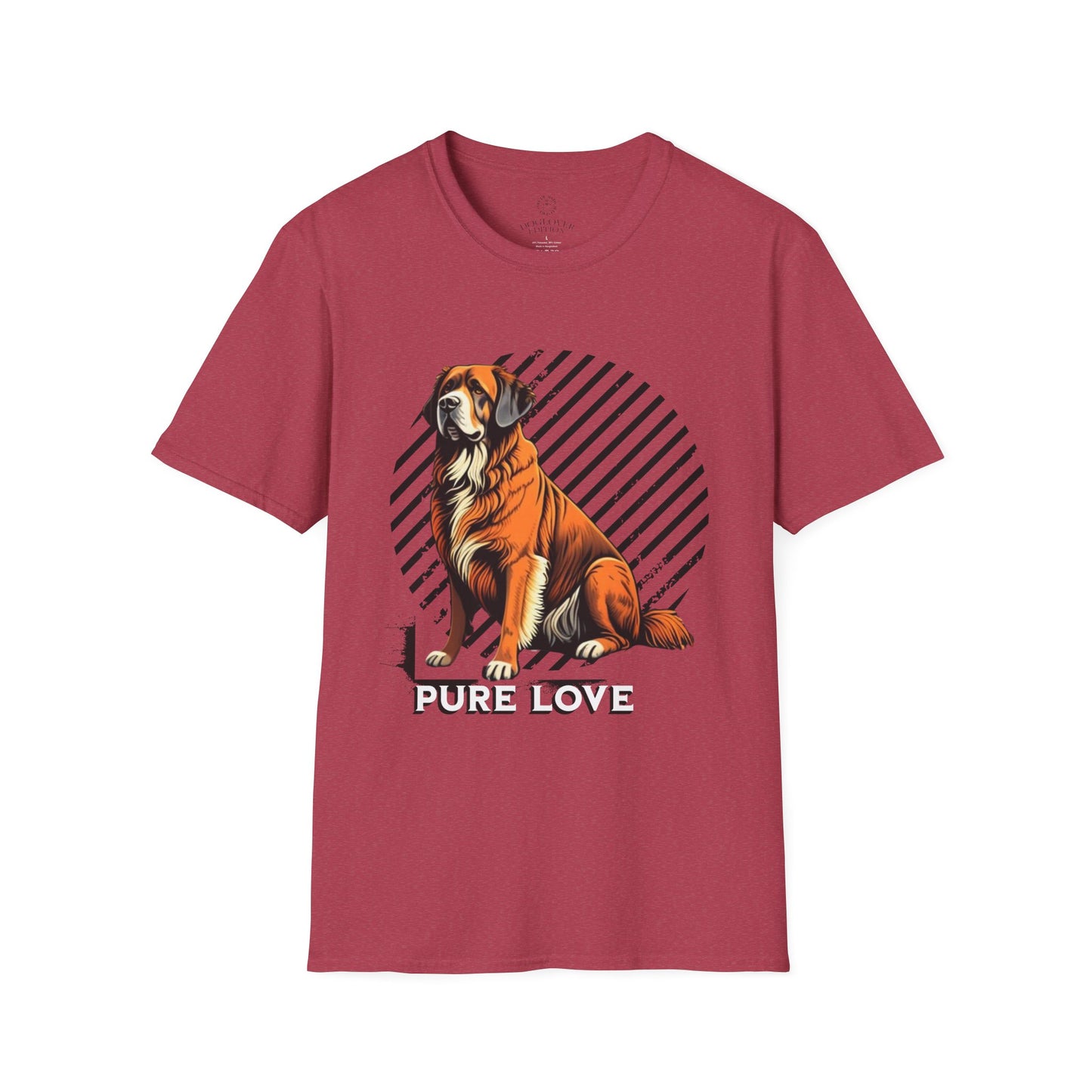 Pure Love Dog T-Shirt - Unisex Softstyle Pet Lover Tee