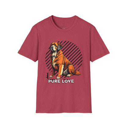 Pure Love Dog T-Shirt - Unisex Softstyle Pet Lover Tee