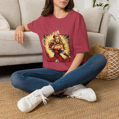 Empowered Women Unisex Softstyle T-Shirt - Bold & Confident Design, queen. girl
