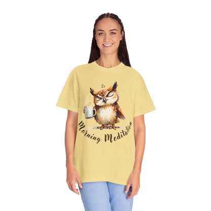 Morning Meditation Owl T-Shirt