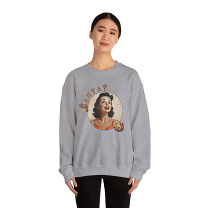 Funny Cookie Lover Sweatshirt - Retro Design - Santa? Christmas