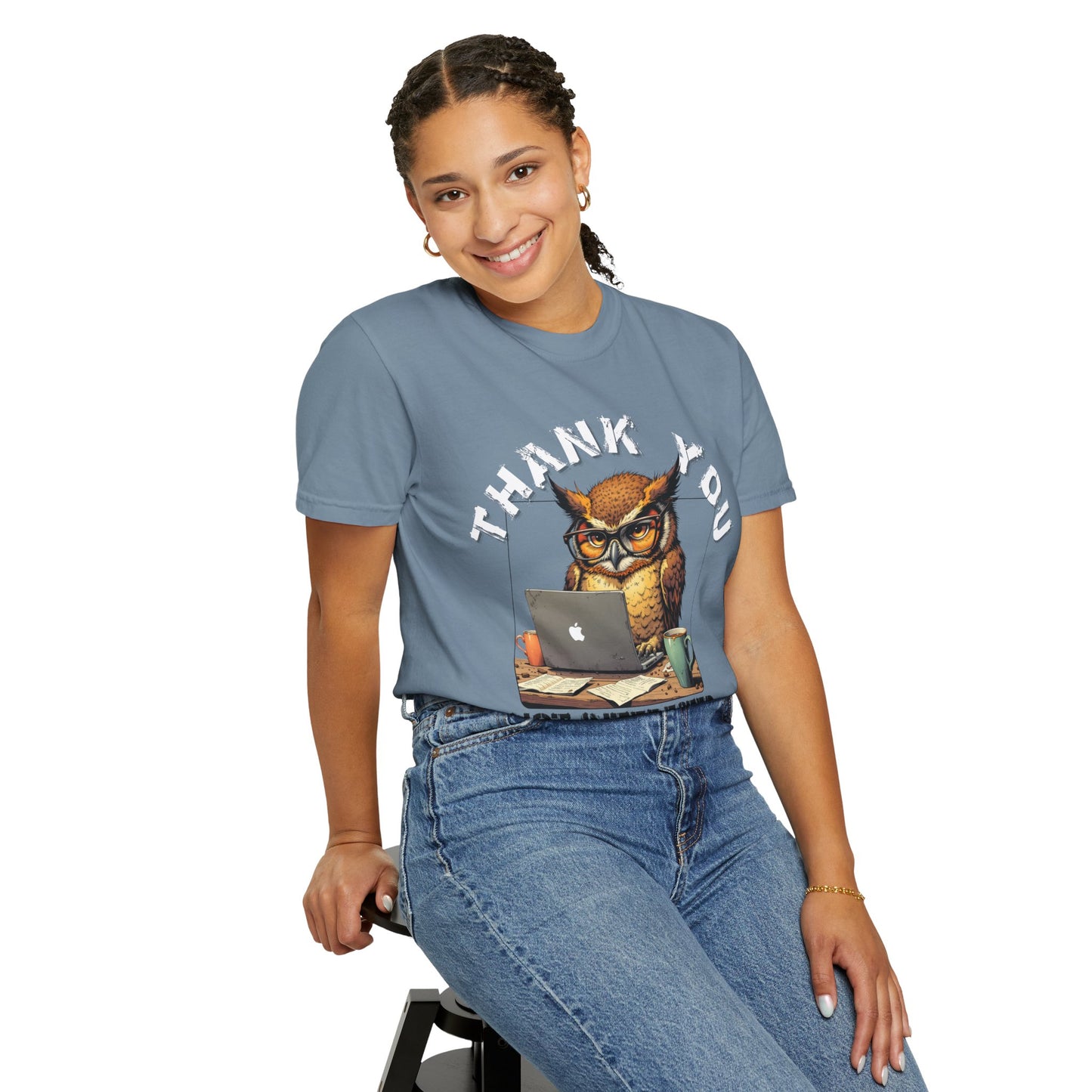 Owl 'Thank You, Not Interested' Graphic T-Shirt
