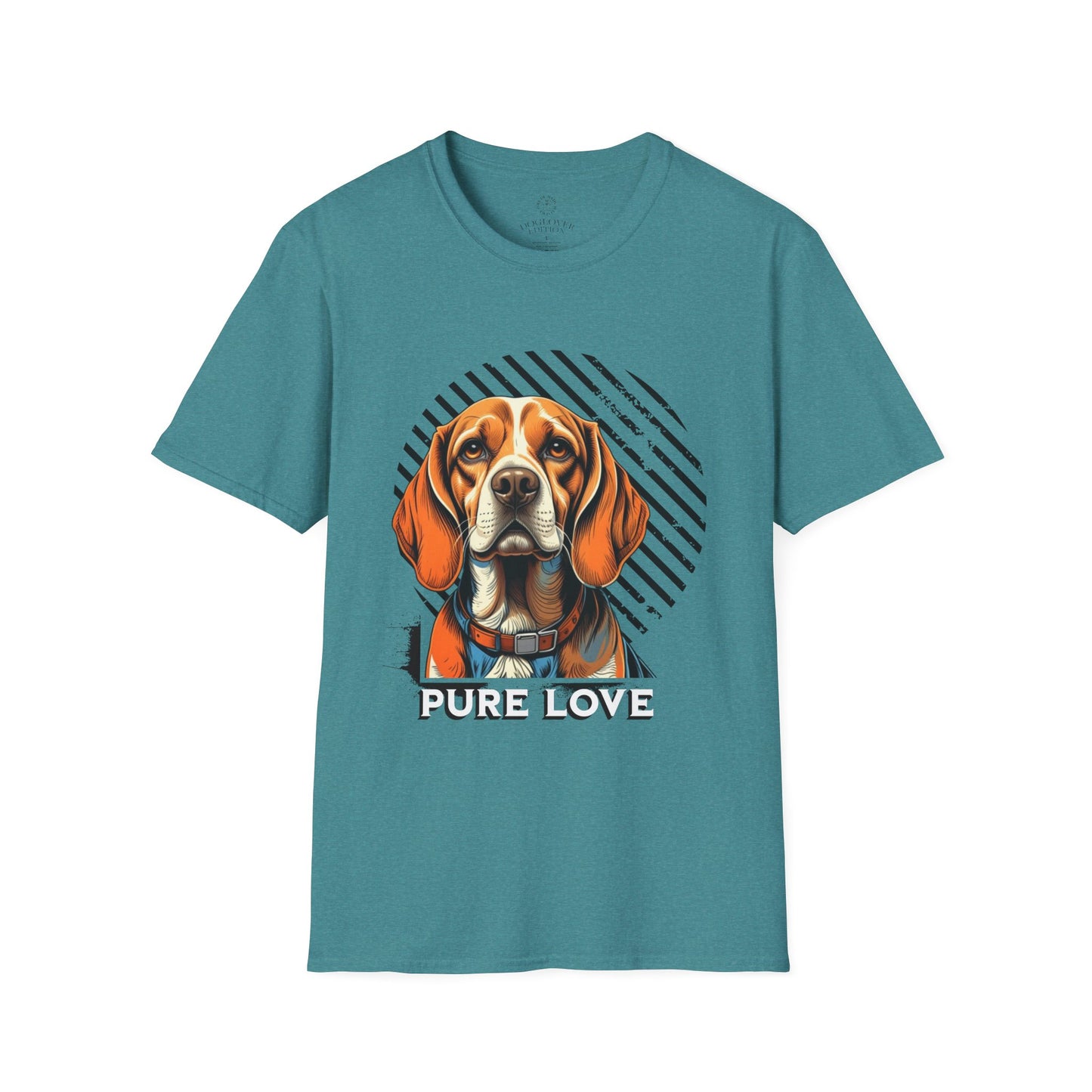 Pure Love Dog T-Shirt - Unisex Softstyle Tee for Animal Lovers