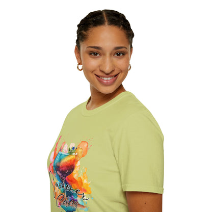 Colorful Artistic T-Shirt with Inspirational Design, Unisex Softstyle Tee, Gift for Art Lovers, Casual Wear, Birthday Gift Idea