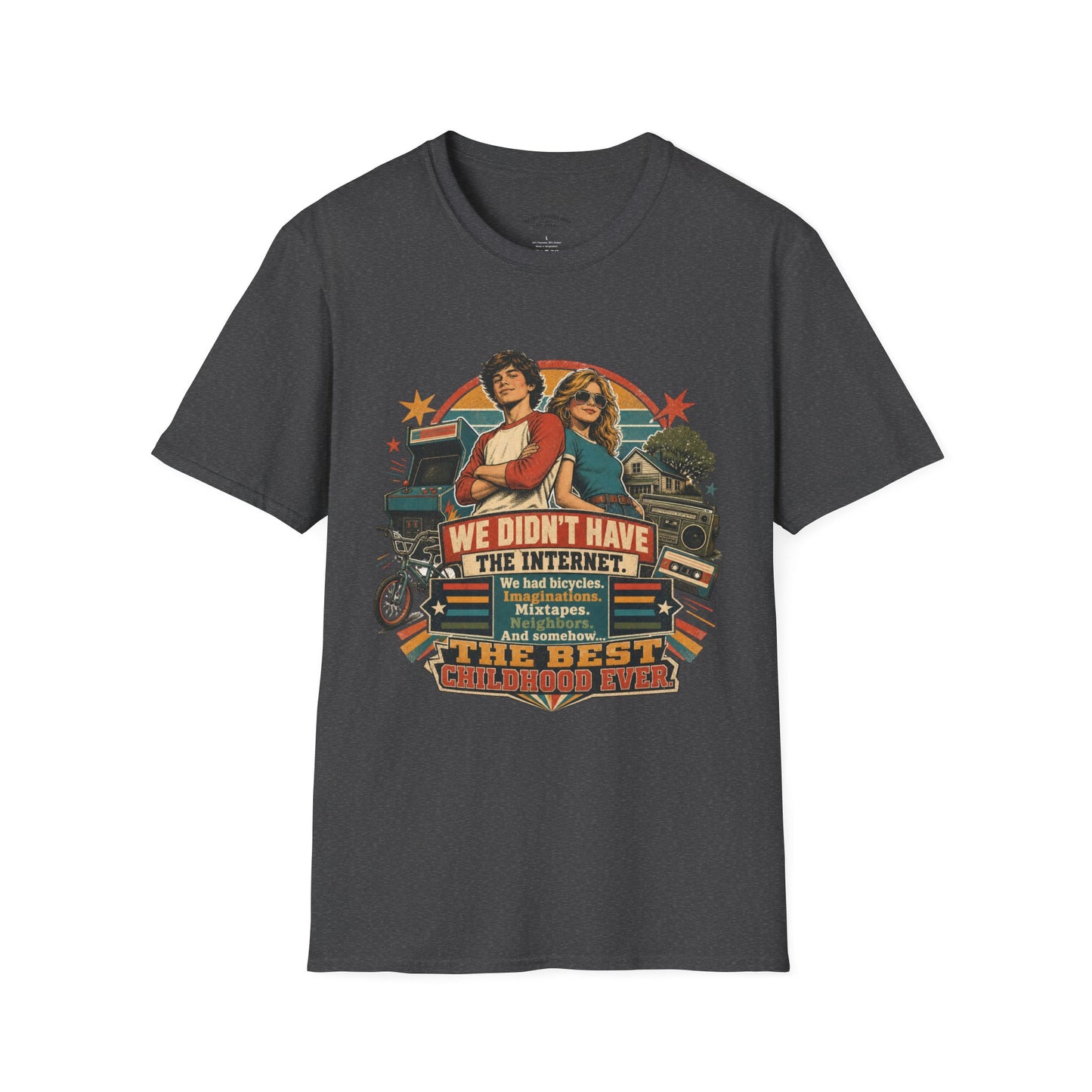 Retro Stranger Things 'We Didn't Have The Internet' T-Shirt