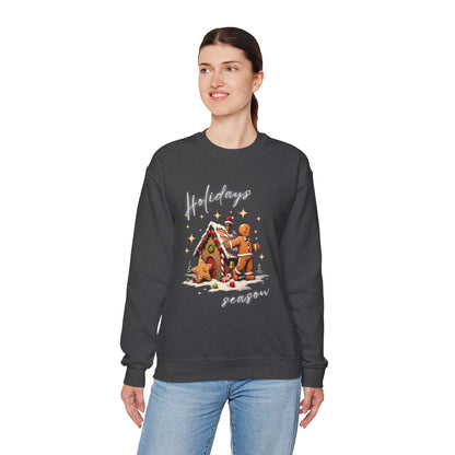 Holiday Season Gingerbread Crewneck Sweatshirt