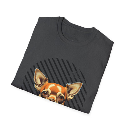 Dog Lover's Pure Love Unisex T-Shirt | Vibrant Orange Dog Design