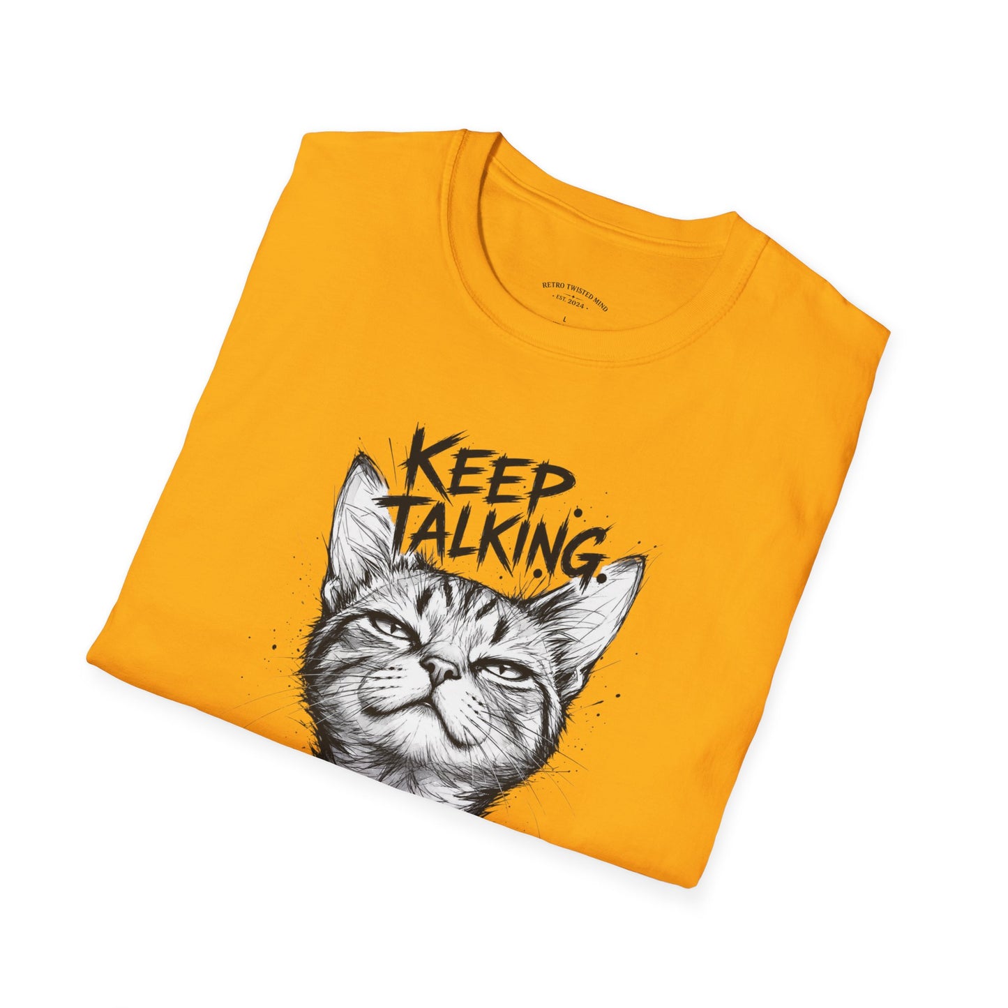 Keep Talking I'm Taking Notes Cat T‑Shirt