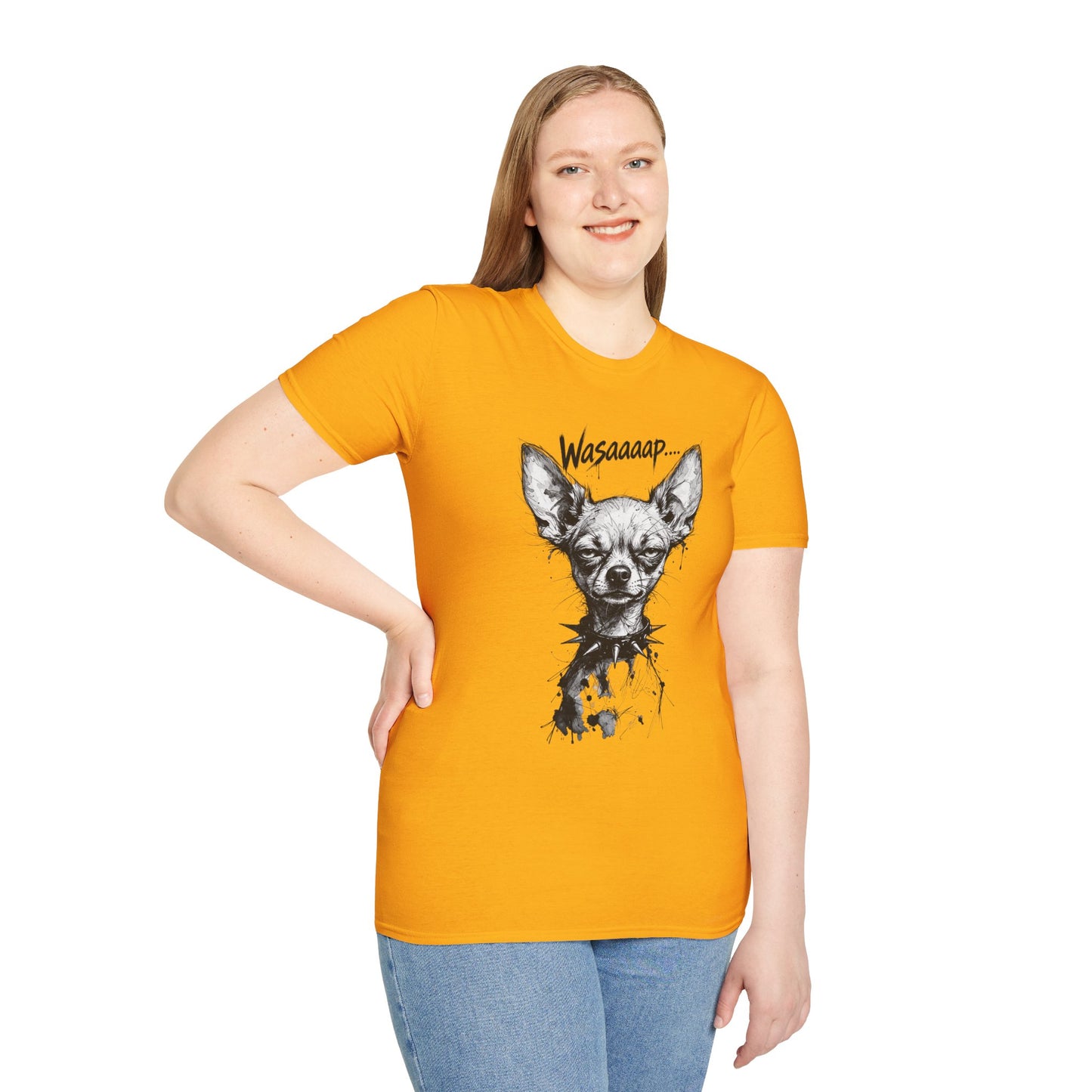Chihuahua 'Wasaaaap' Graphic T-Shirt — Funny Dog Tee for Pet Lovers
