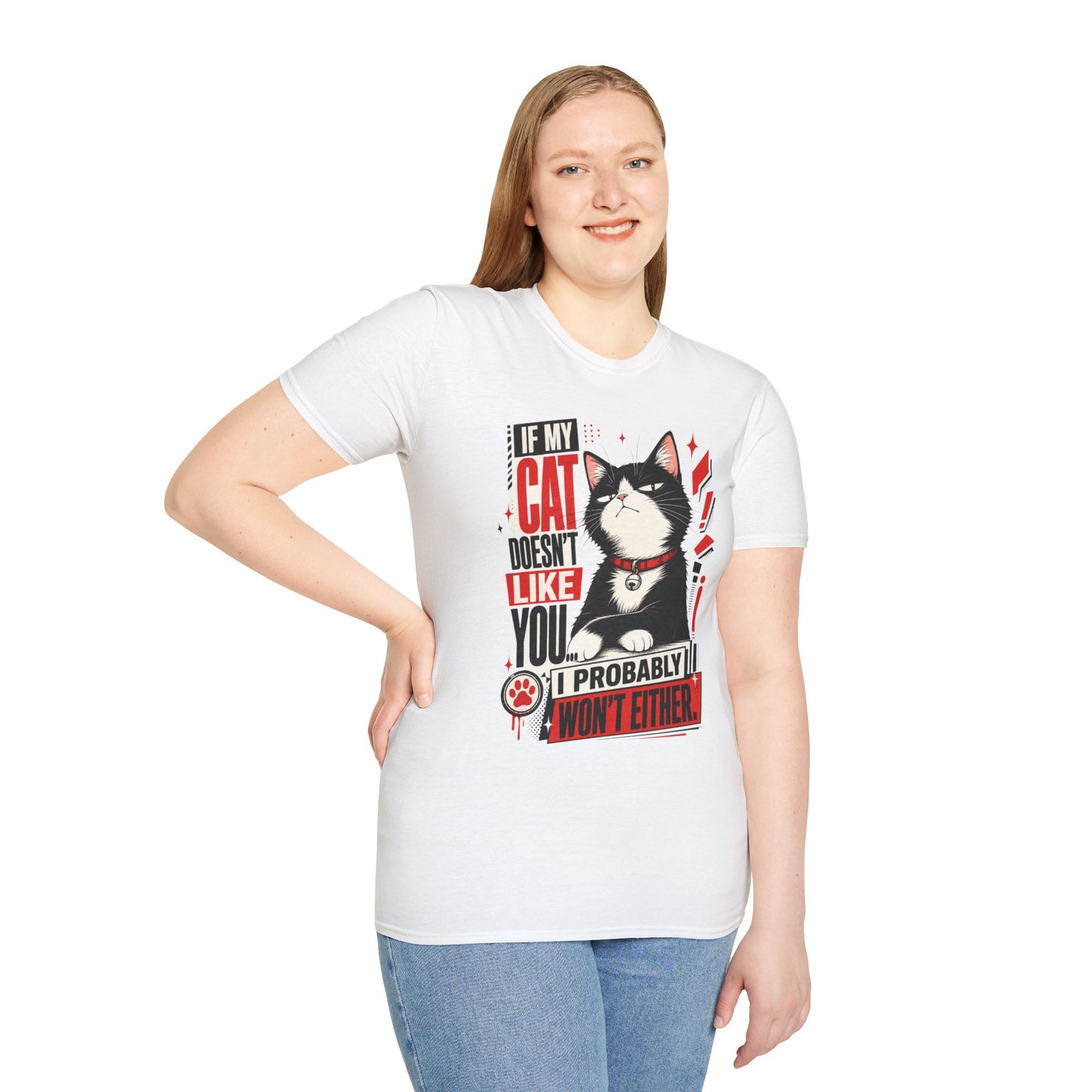 If My Cat Doesn’t Like You T-Shirt — Funny Cat Lover Tee