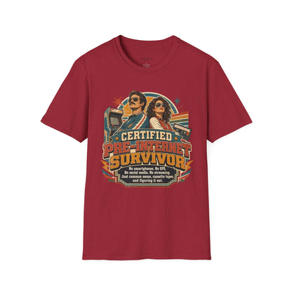 Certified Pre-Pandemic Survivor T-Shirt — Retro 70s Vintage Graphic