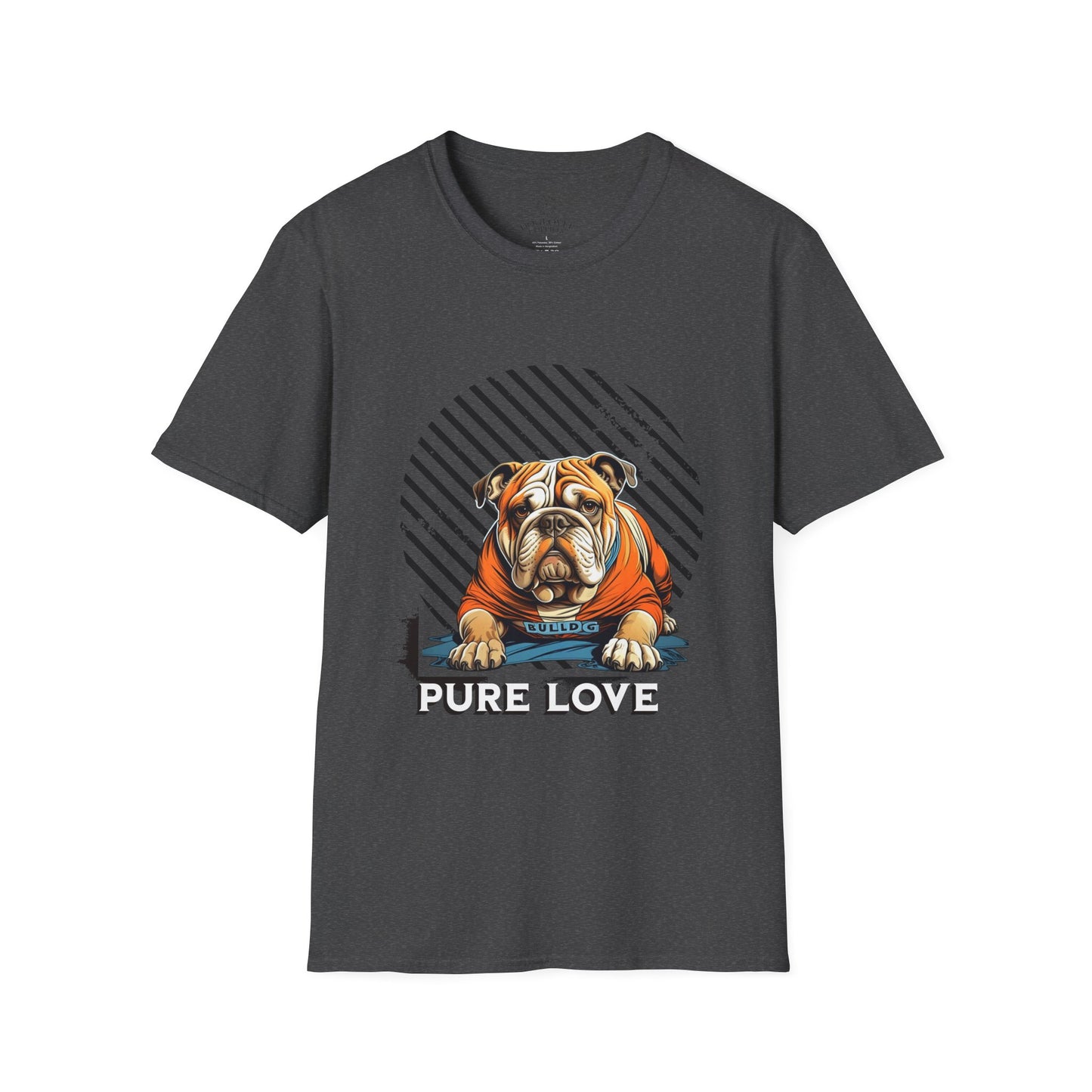 Pure Love Bulldog Unisex Softstyle T-Shirt