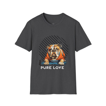 Pure Love Bulldog Unisex Softstyle T-Shirt