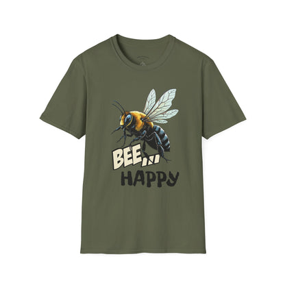 Bee Happy T‑Shirt — Cute Bumblebee Graphic Tee