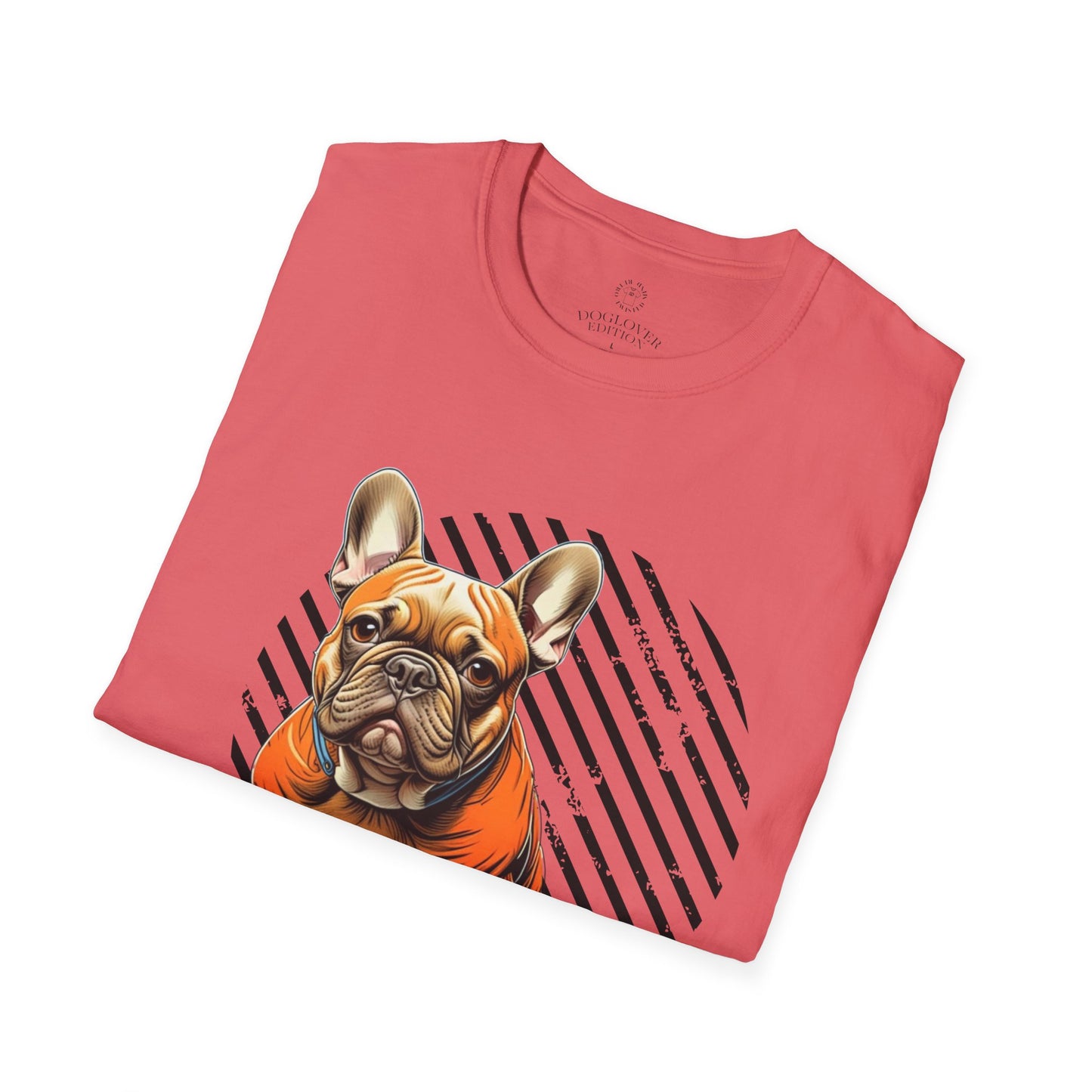 Pure Love French Bulldog Unisex Softstyle T-Shirt