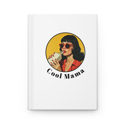Retro Cool Mama Journal - Stylish Hardcover for Moms, Gifts for Mothers Day, Journaling, Note-Taking, Home Office Decor