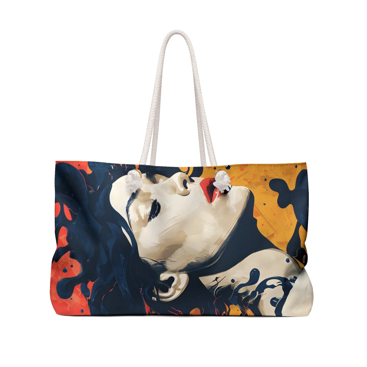Colorful Artistic Weekender Bag - Perfect for Travel and Weekend Getaways