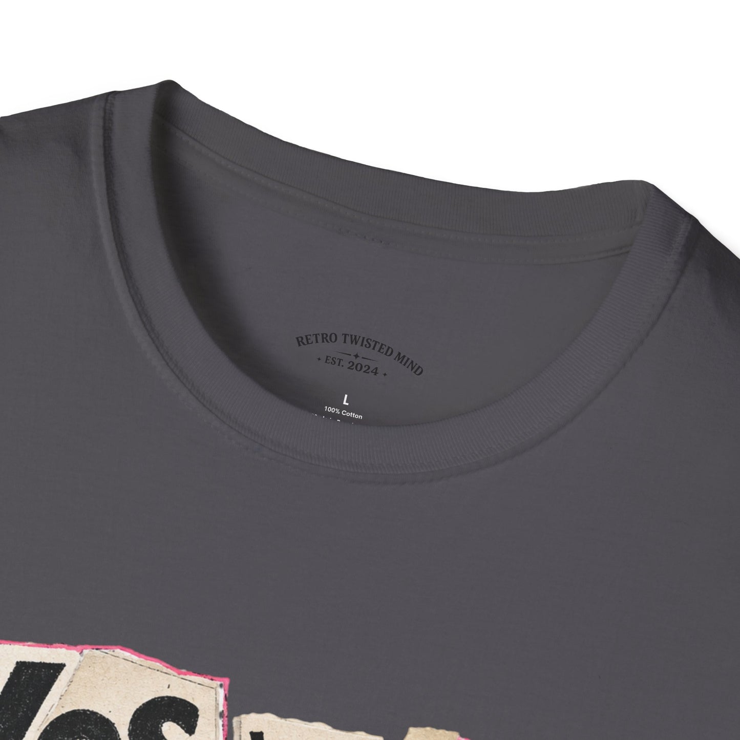 T-Shirt — "Yes We Share, So What?" Retro Collage Graphic Tee