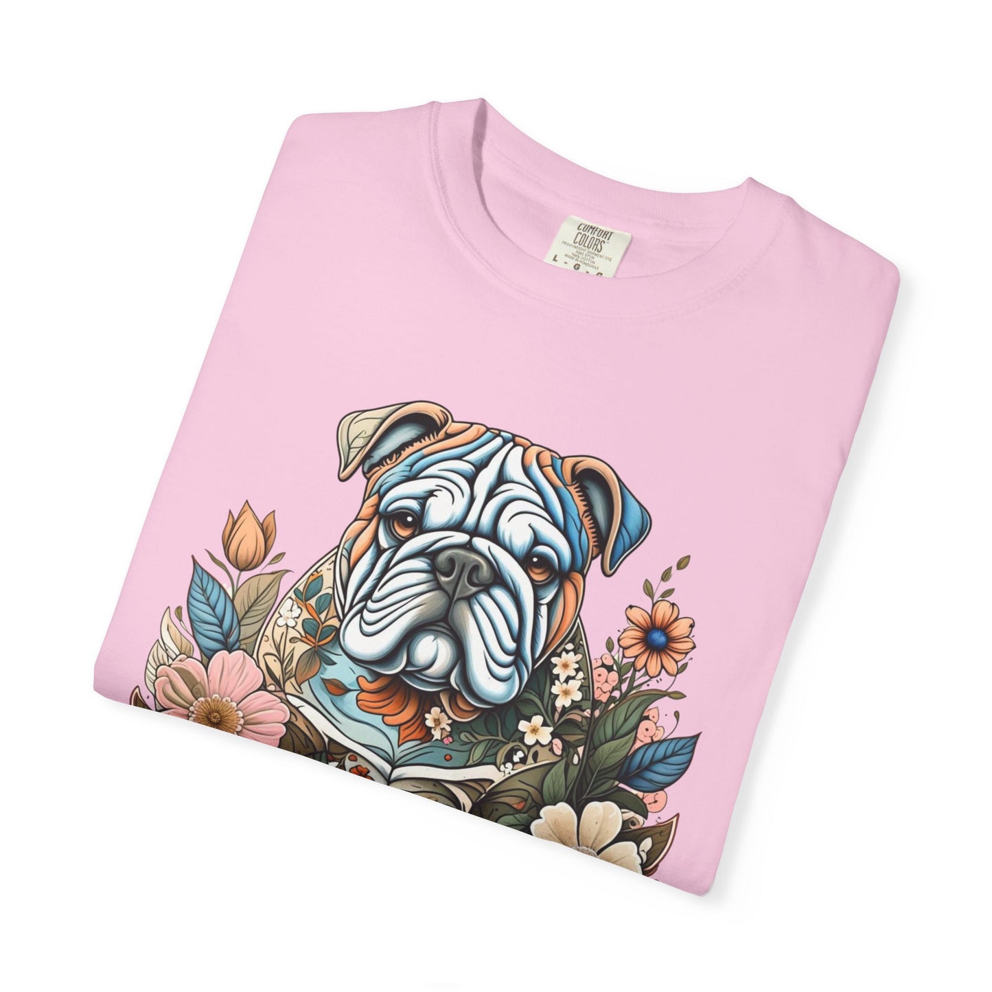 Pure Love Unisex Dog T-Shirt - Floral Graphic Tee for Pet Lovers