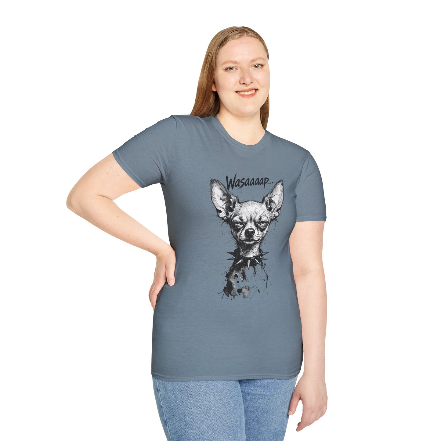Chihuahua 'Wasaaaap' Graphic T-Shirt — Funny Dog Tee for Pet Lovers