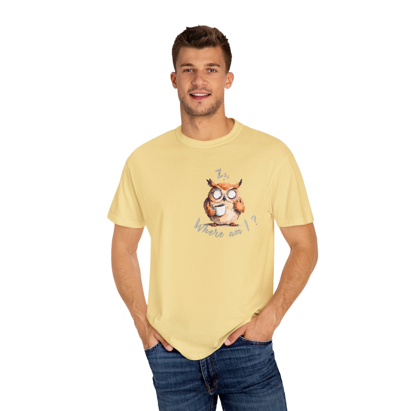 Where Am I? Owl Graphic T-Shirt