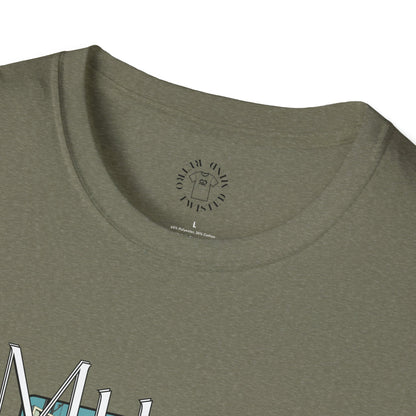 Retro Dinosaur Basketball T-Shirt - Fun Graphic Tee for Sport Enthusiasts, armadillo