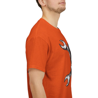 Mechanic Skull Tee — Wrench Crossbones Graphic T-Shirt