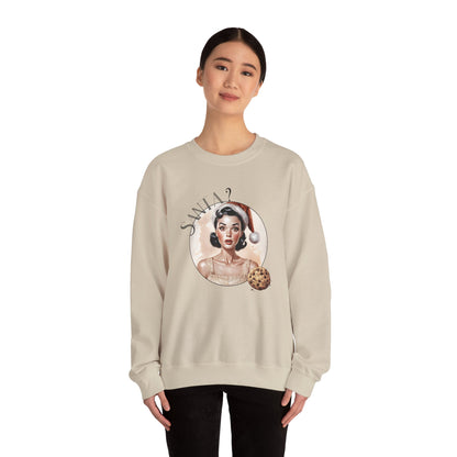 Funny Cookie Lover Sweatshirt - Retro Design - Santa? Christmas