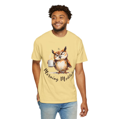 Morning Meditation Owl T-Shirt