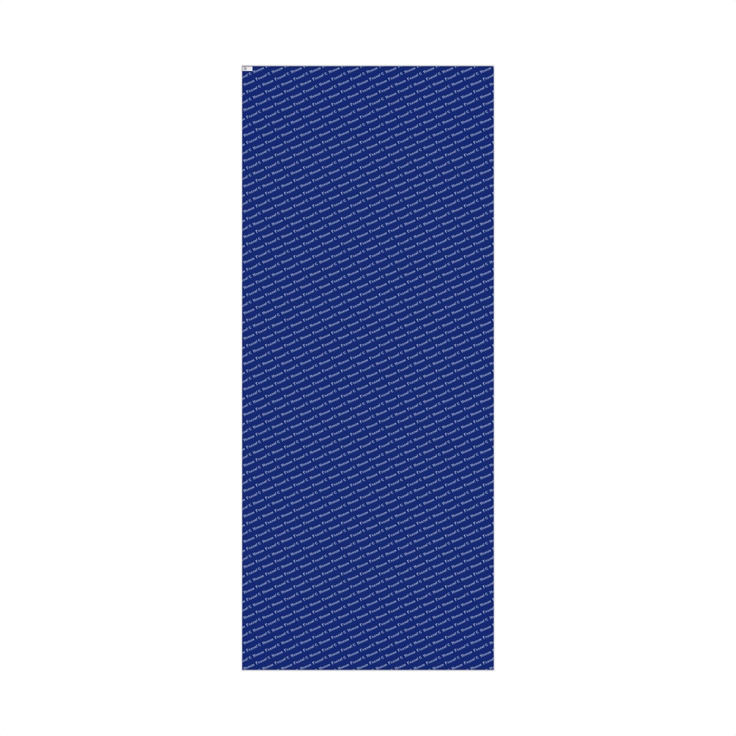 Wrapping Paper — Blue "С Новым Годом" Holiday Gift Wrap