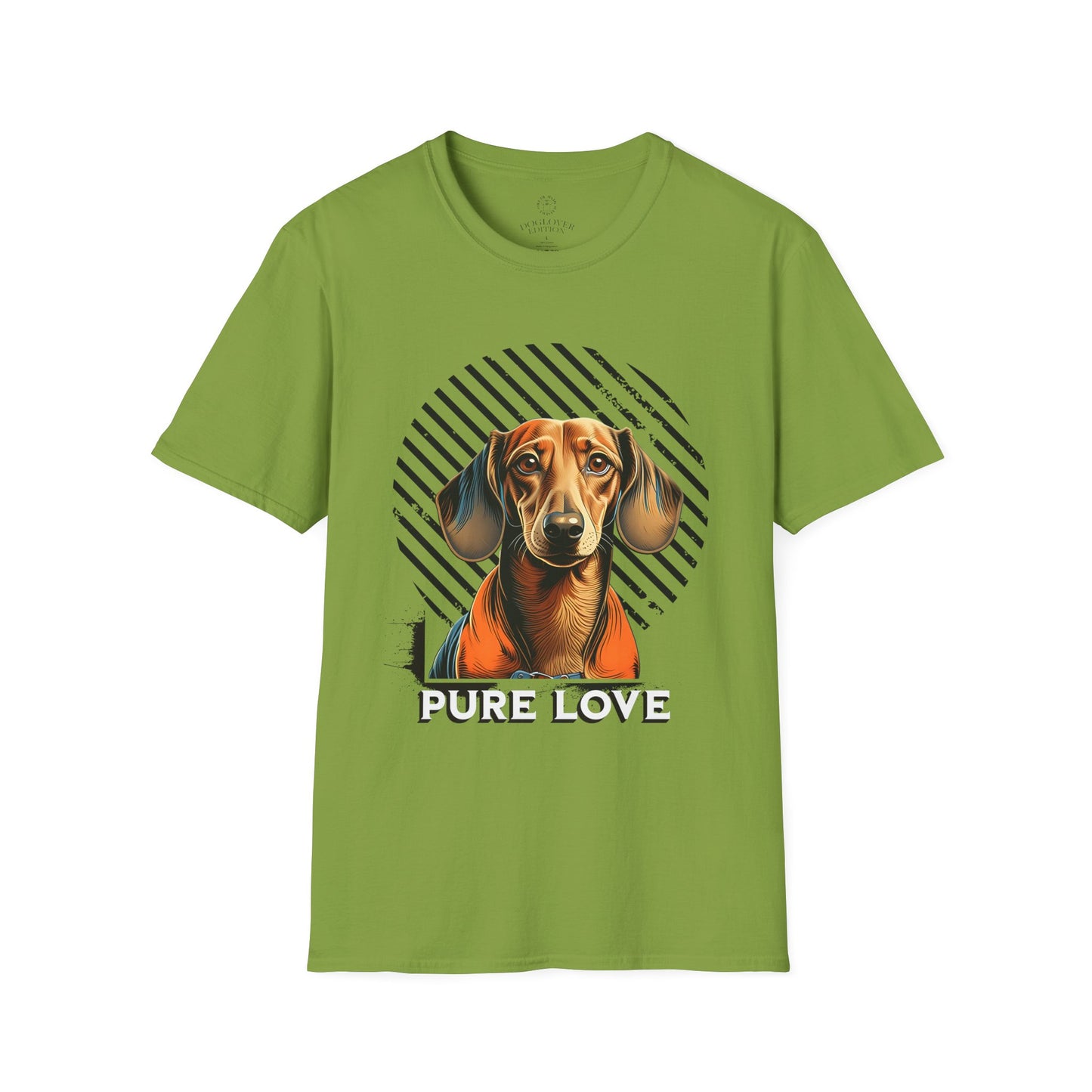 Pure Love Dachshund Unisex Softstyle T-Shirt - Perfect for Dog Lovers