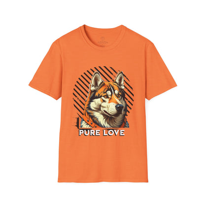 Pure Love Dog Unisex Softstyle T-Shirt - Perfect Gift for Dog Lovers