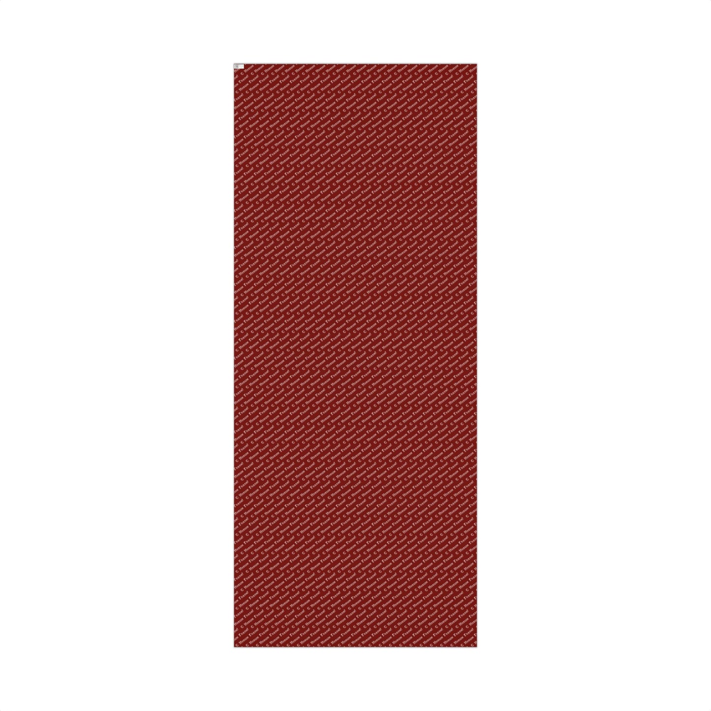 Wrapping Paper — Red "С Новым Годом" Holiday Gift Wrap