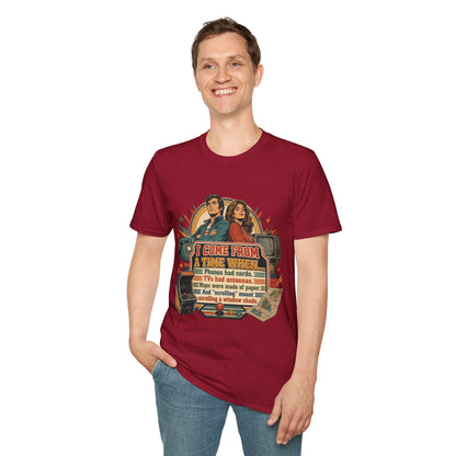 Vintage Road Trip T-Shirt — "I Come From A Time When" Retro Couple Graphic