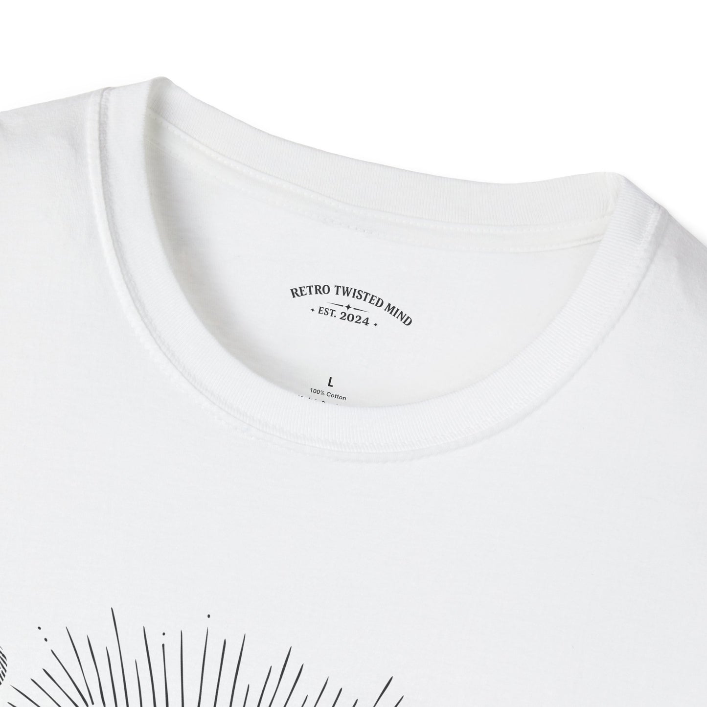 Graphic Tee — 'No Style, No Rules' Retro Portrait T‑Shirt