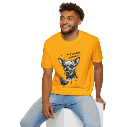 Chihuahua 'It's Five O'Clock Somewhere' T-Shirt